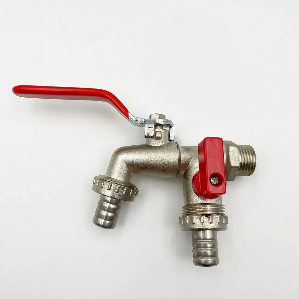 Garden Tools Brass Water Faucet 1/2" Outside & Inside Easy Turn On/Off