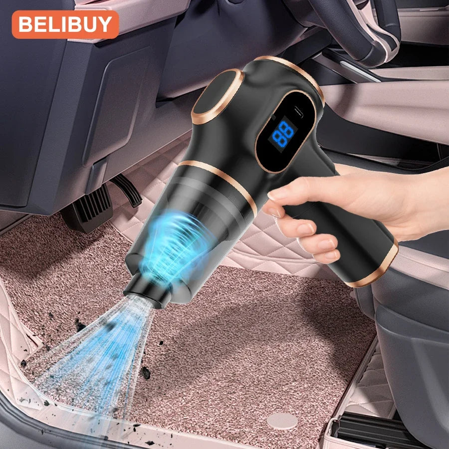 TINSOL Wireless Vacuum Cleaner Dual Use for Home and Car High Power