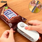 Mini Bag Sealer 2 in 1 Heat Sealer with Cutter Snack Bag Sealer