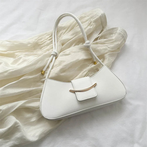 Fashion PU Leather Tote Bag, Stylish Single Handbags Shoulder Underarm