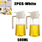 200/300/500ml Oil Spray Bottle BBQ Cooking Olive Oil Sprayer Plastic