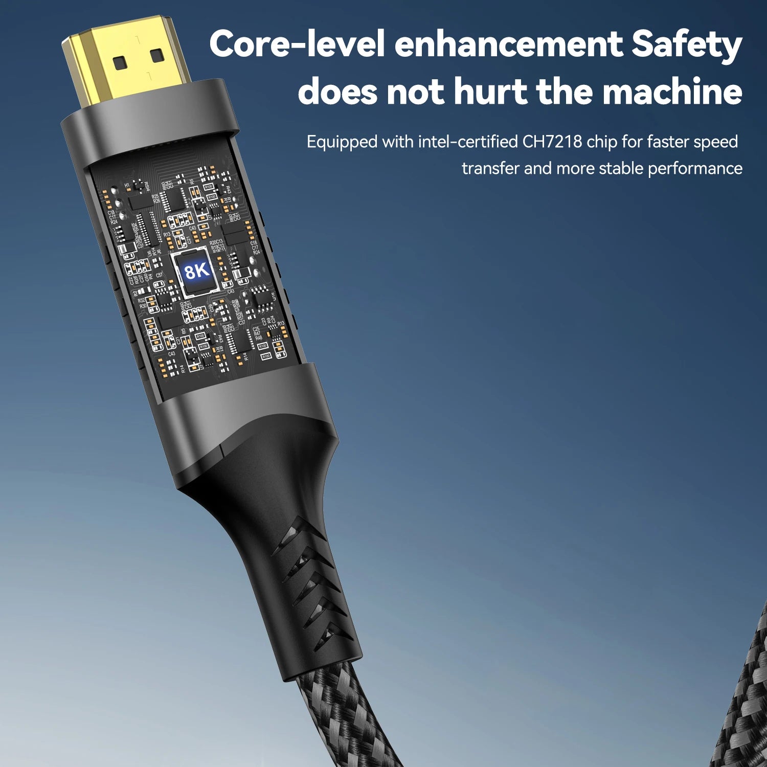 USB C to HDMI Cable 8K@60Hz 4K@120Hz Type C to HDMI-Compatible HDTV
