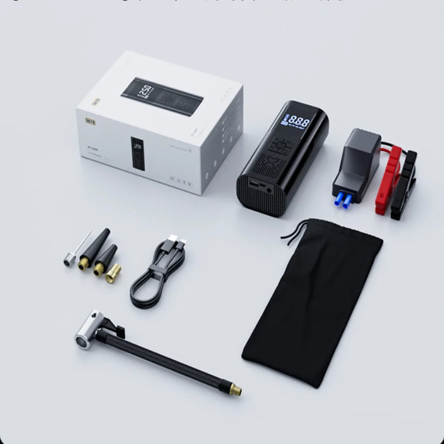 Car wireless portable inflation pump 2-in-1 car mounted