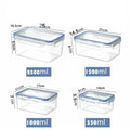 Sealed rectangular refrigerator storage box with lid Plastic crisper