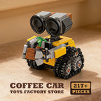 Space Mini Robot MOC Building Bricks Toys 217Pcs Tracked Bot Model