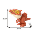 Jurassic Finger Dinosaur Triceratops Tyrannosaurus Model Toys for Kids