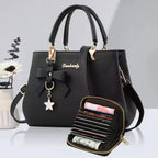 New Korean version trendy autumn and winter bow women's bag portable