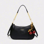 Cherry Pendant Shoulder Bag Women Light Luxury New High-end Women's