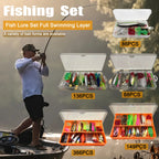Fishing 86/88/136/149/366pcs Fishing Lure Kit For Trout/Pike/Bass