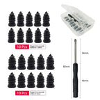 21-10PCS Vacuum Car Tyre Repair Rubber Nail Set Universal Tire Screw