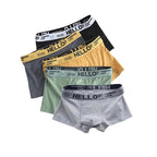 5Pcs Mens Underwear Male Boxers Sexy Underpants Comfortable Breathable