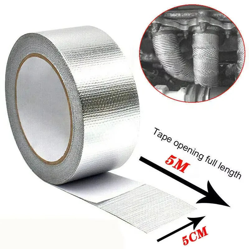 5m*5cm Exhaust Pipe Insulation Tape Exhaust Heat Tape Manifold