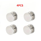 2/4pcs Seamless Spiral Buckle Clip Cuff Fastener for Fashion Buttons