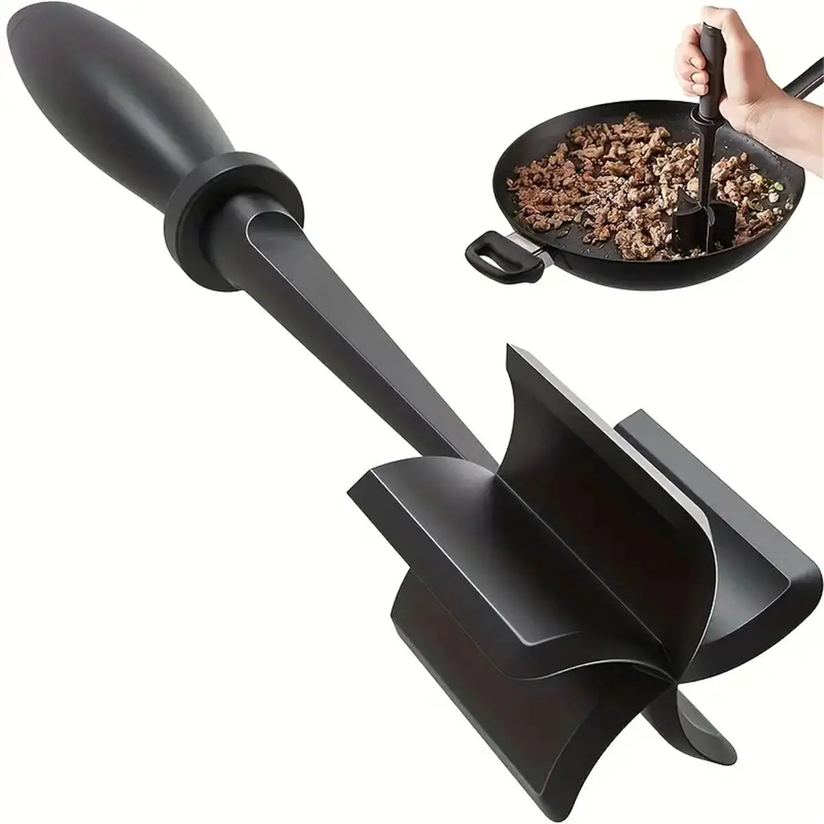 1pc Meat Chopper, Meat Shredder, Heat Resistant Suitable For Hamburger