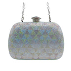 Green Handbag Purse Lxury Rhinestone Evening Bag Bridal Crystal Clutch