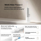 2025 New MIJIA Portable Oral Irrigator 2 Dental Teeth Whitening