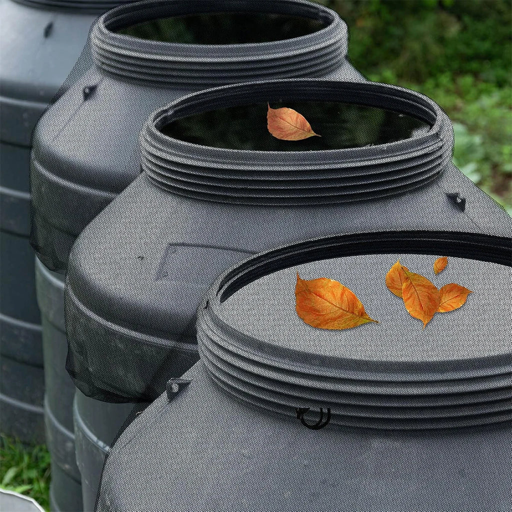 Rain Barrels Screen Water Bucket Covers,Rainwater Collector Tank Net