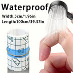 1 Roll Transparent Self-Adhesive Tape, PU Material Bandage, Portable