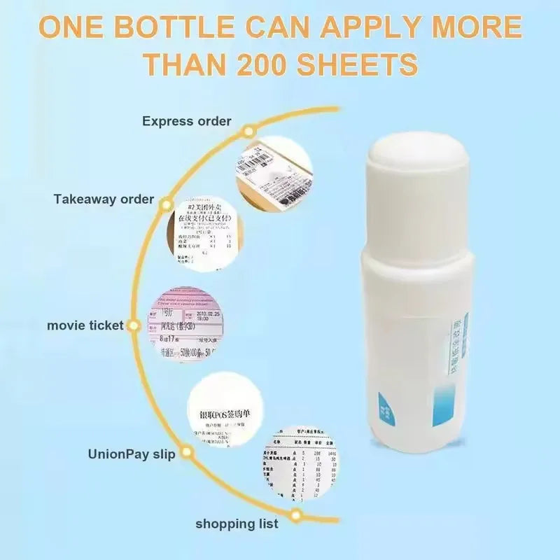 Fast-Drying Thermal Paper Correction Fluid Eraser Package Parcel Box