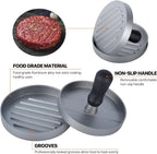 Burger Press Non-Stick Hamburger Patty Maker with Wax Paper Aluminum