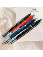 Jinhao 20 Press Retractable Fountain Pen EF/F Nib with Converter Resin