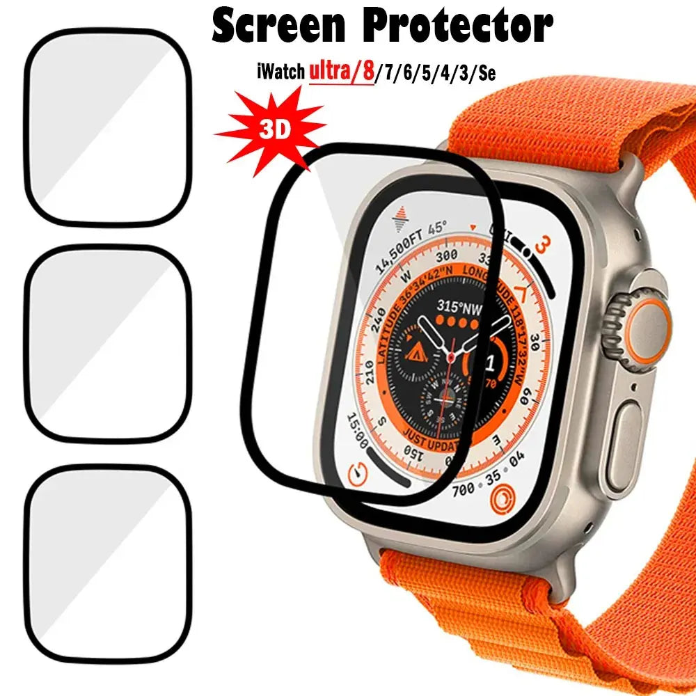 Screen Protector For Apple Watch Series 9-8-7-6 5 4 Se ultra-2 49mm