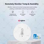 EWelink Smart Zigbee Temperature Humidity Sensor App Control Indoor