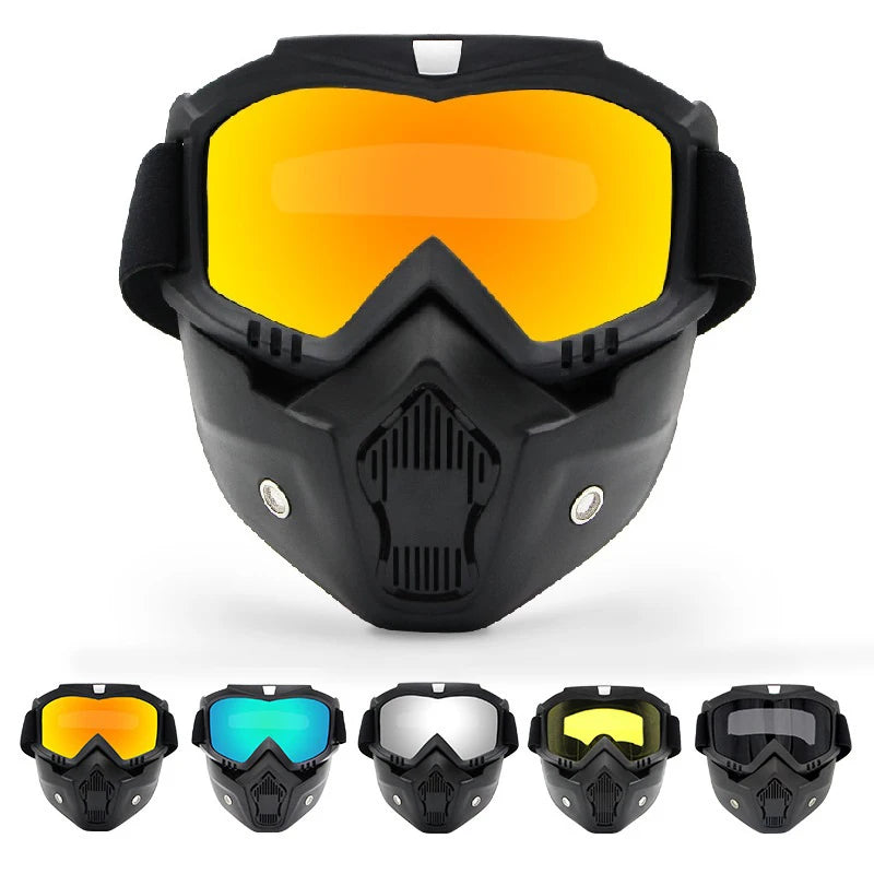 Dustproof Motocross Glasses Adjustable Motorcycle Goggles Breathable
