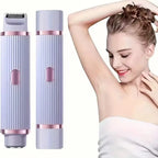 Two in one women's electric shaver - suitable for eyebrows, face,