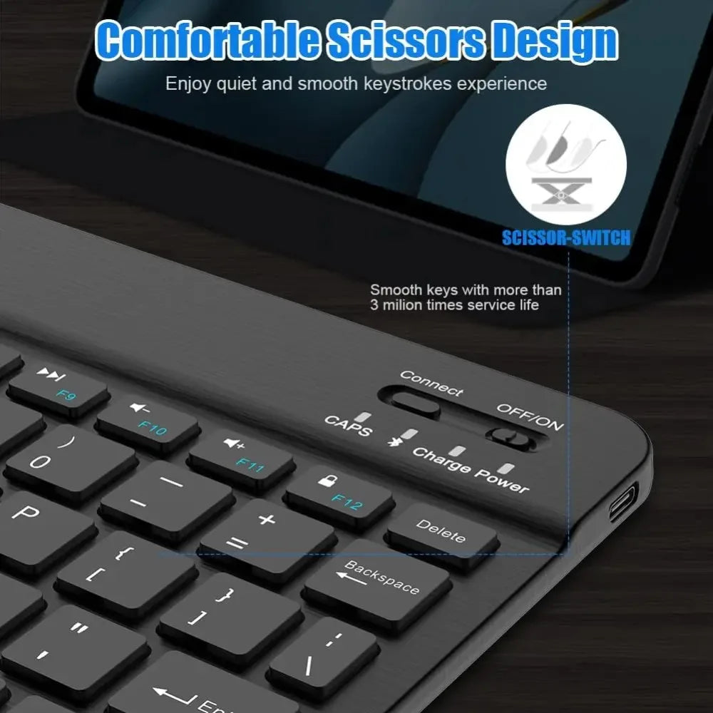 Bluetooth Keyboard for iPad 10th Generation iPad Pro 13 12 11 10 9 8 7
