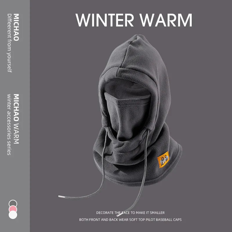 1pc Unisex winter Warm Ski Hat With Fleece Lining,outdoor Knitted