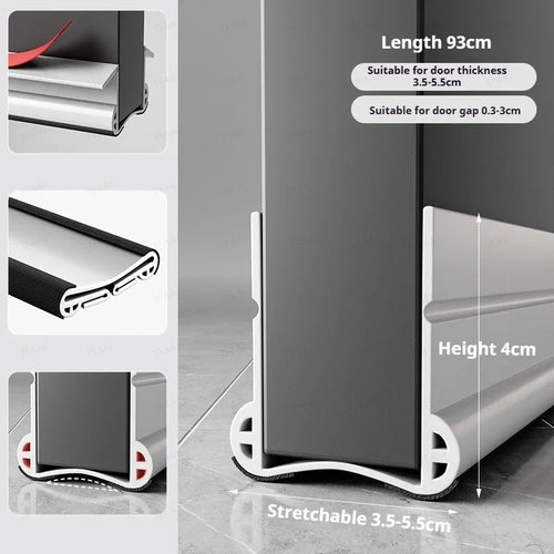 Flexible Door Bottom Sealing Strip Door Gap Soundproofing Wind and