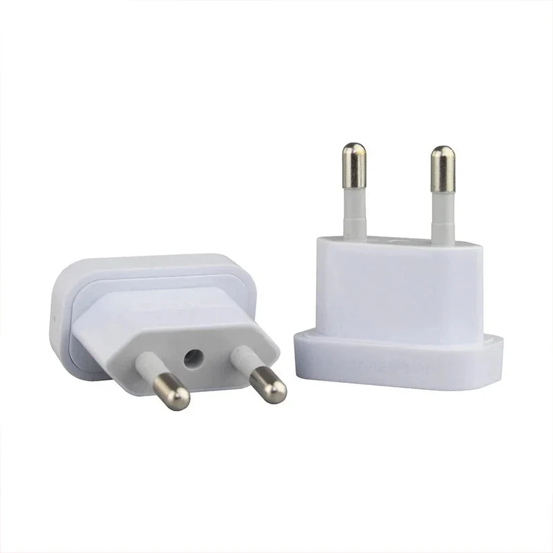1 Pcs 4.8mm Power Plug Adapter US To EU Euro Europe Plug Power Plug