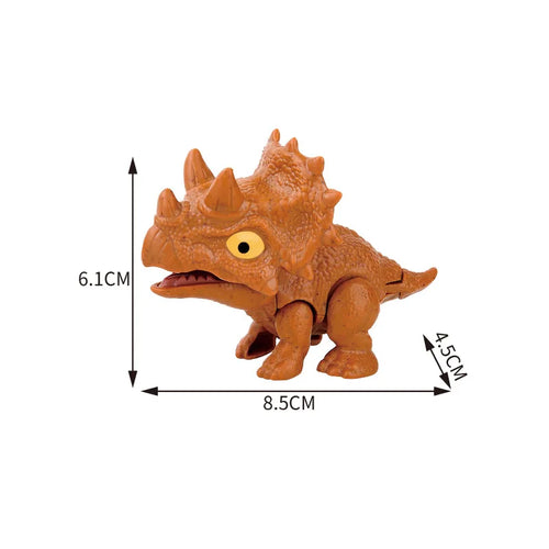 Jurassic Finger Dinosaur Triceratops Tyrannosaurus Model Toys for Kids