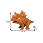 Jurassic Finger Dinosaur Triceratops Tyrannosaurus Model Toys for Kids