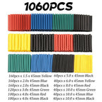 127-1060 pcs 2:1 Heat Shrink Tube Shrinking Assorted Polyolefin