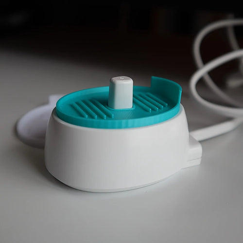 2pcs Electric Toothbrush Charging Base Protective Mat for Draining