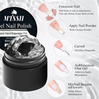 Clear Non-Stick Hand Extension Gel Nail Polish 3D