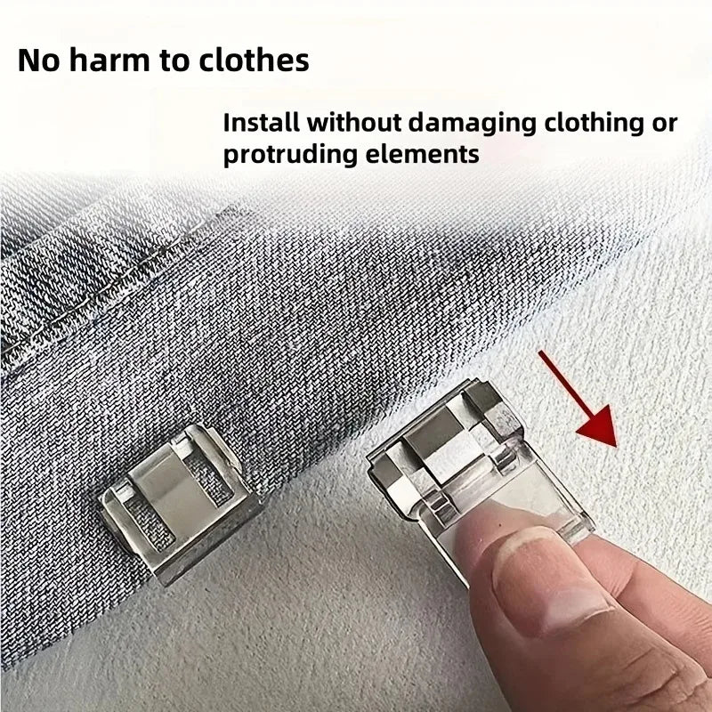 2/4/6/pcs Invisible Leg Shortening Clips - Anti-Slip Hem Grippers for