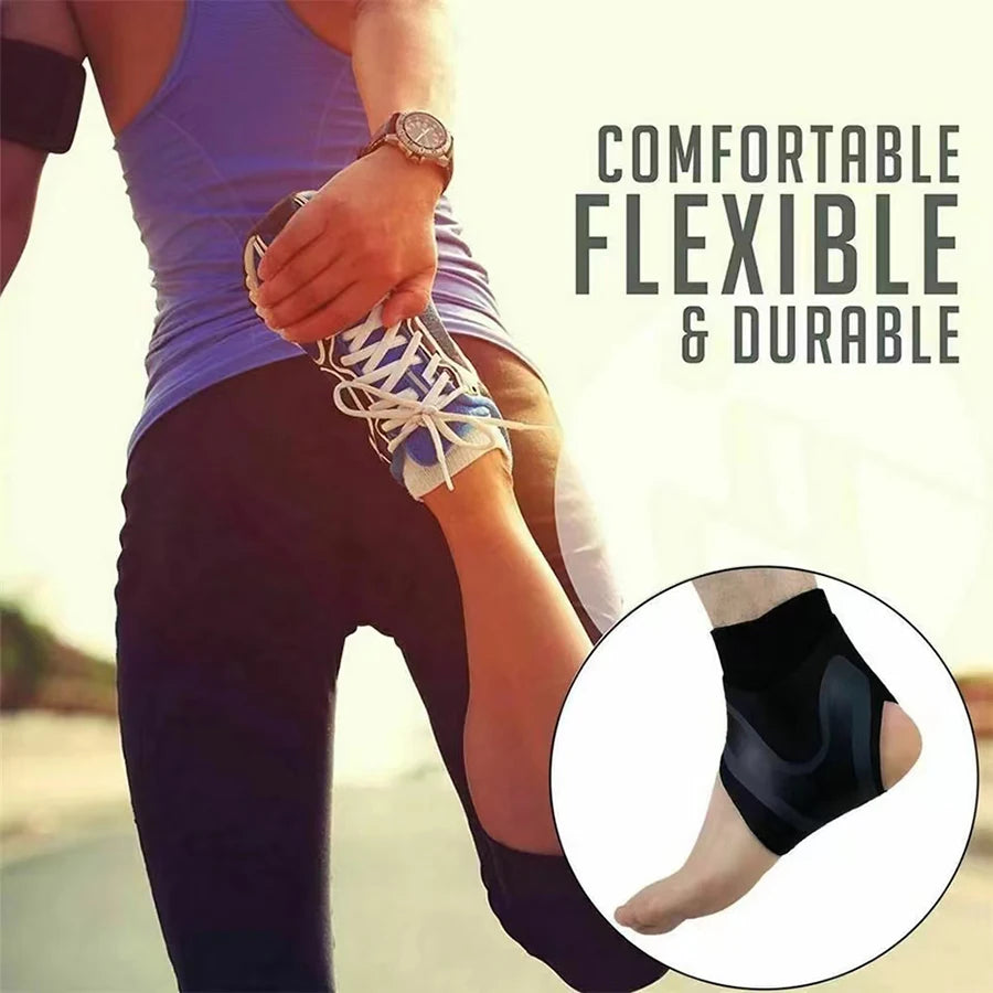 1 Pc Ankle Brace Support Compression Sleeve Elastic Foot Bandage