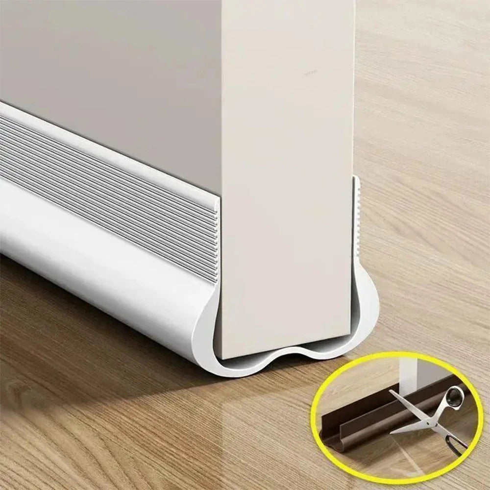 Flexible Door Bottom Sealing Strip Door Gap Soundproofing Wind and