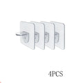 4/10pcs Wardrobe Divider Brackets Non-Marking Sticky Kitchen Cabinet
