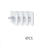 4/10pcs Wardrobe Divider Brackets Non-Marking Sticky Kitchen Cabinet