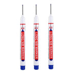 1/4Pcs White Permanent Paint Pen set for Wood Rock Plastic Leather