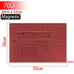 500℃ Heat-Resistant Soldering Station Silicon Mat Work Pad Desk