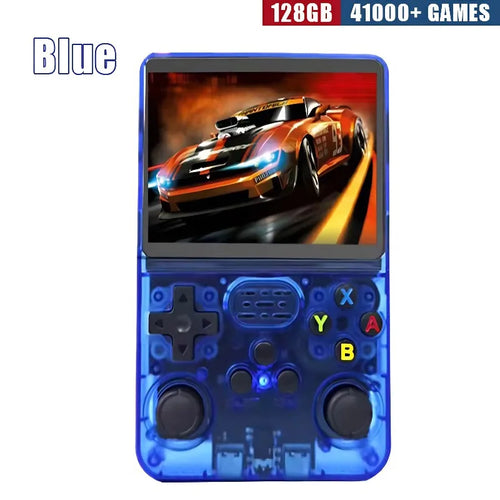 R36S Retro Handheld Game Console - 3.5 Inch IPS Screen,