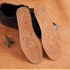 Real Cowhide Insole Leather Shoes Boots Shoe Inserts Soft Breathable