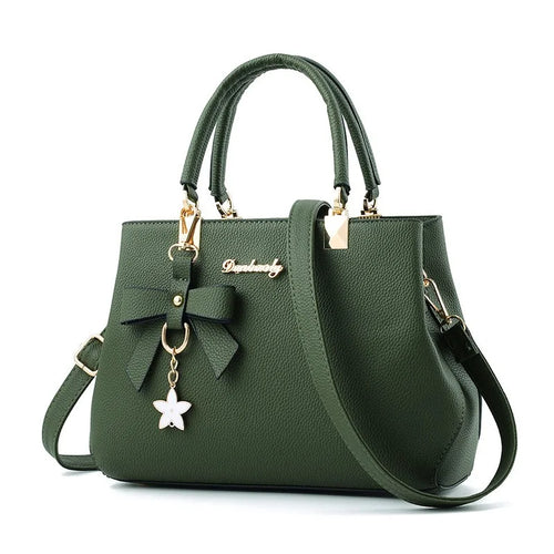 New Korean version trendy autumn and winter bow women's bag portable