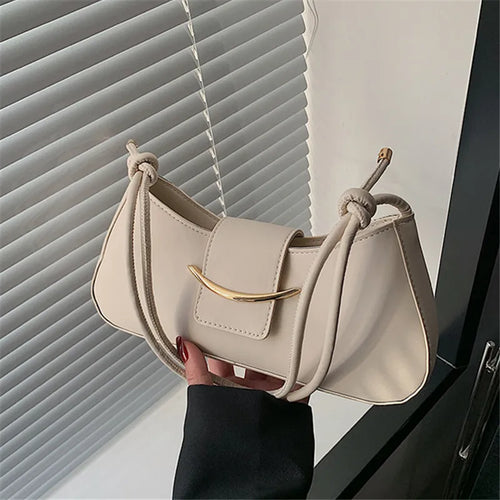 Fashion PU Leather Tote Bag, Stylish Single Handbags Shoulder Underarm