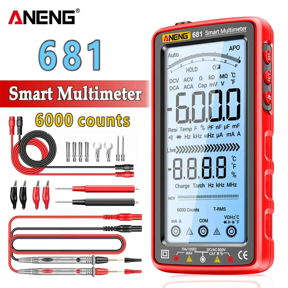ANENG 681 Rechargable Digital Professional Multimeter Non-contact